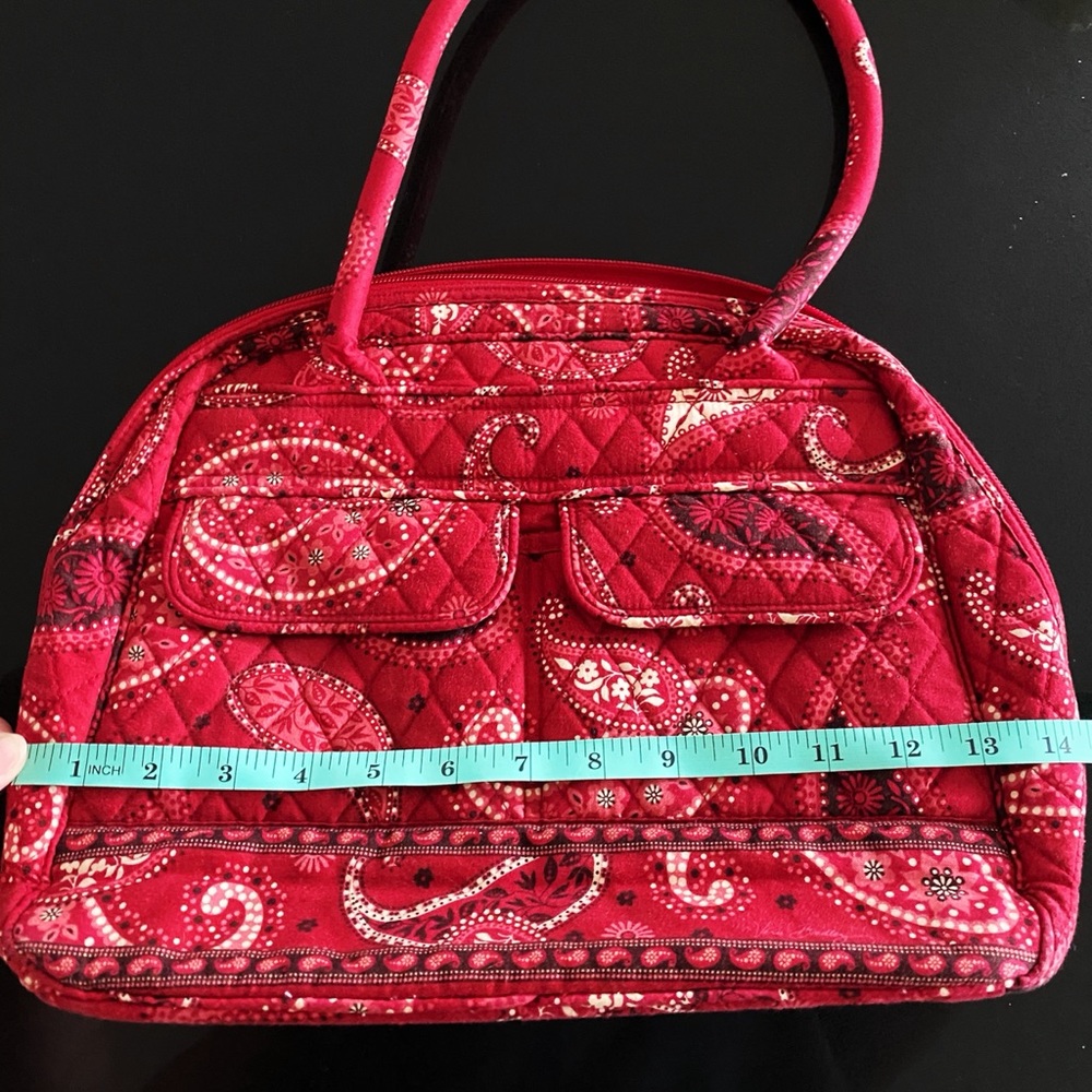 ❤️ Vera Bradley Retired Red Mesa Paisley Bag - Picture 9 of 9